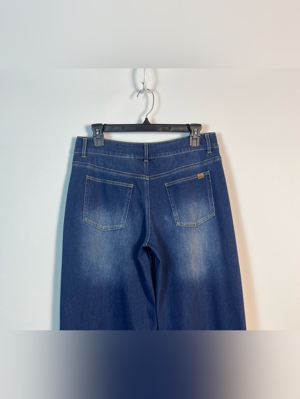Halara Flex Asymmetric Wide Leg Washed Casual Jeans Size Small Inseam 30” - Picture 4 of 6